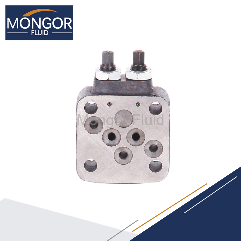 Single And Double Damping EF2-B6H Flow Throttle Valve Block